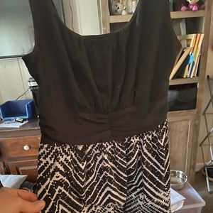 Sundress black and white